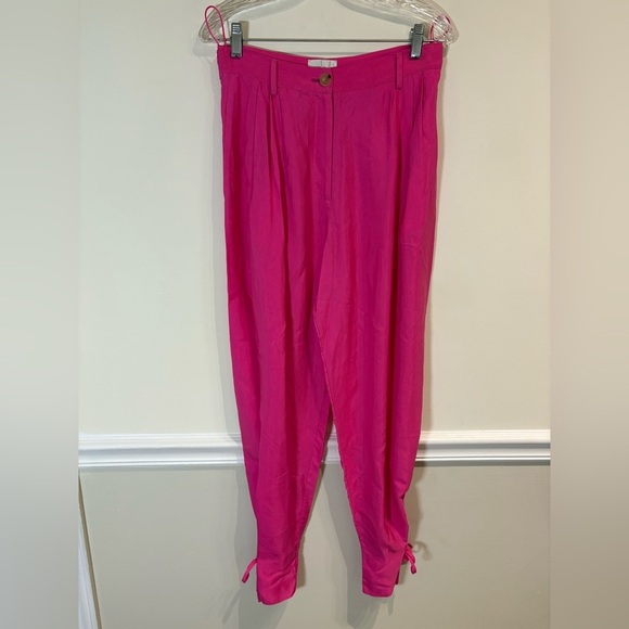 Forte Forte Viscose/Cupro Fluid Trousers NWT in Pink Spirit 2028 - Picture 3 of 11